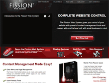 Tablet Screenshot of fissionwebsystem.com